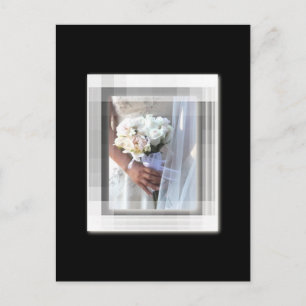 flower bride postcard