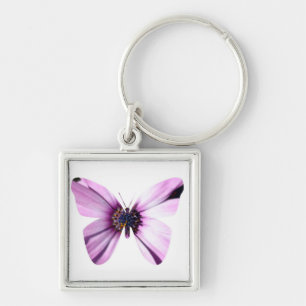 Flower Butterfly Keychain