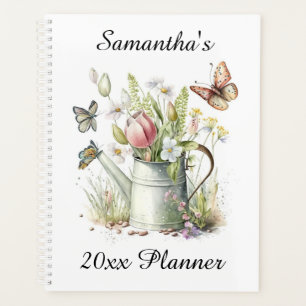 Flower Butterfly Personalized Planner
