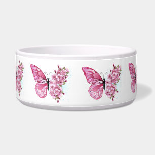 Flower Butterfly with Pink Sakura