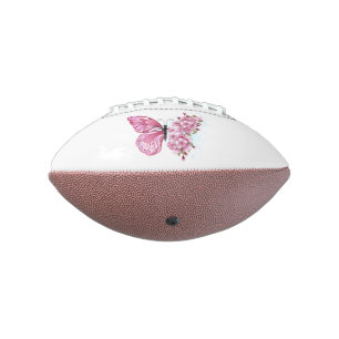 Flower Butterfly with Pink Sakura Football