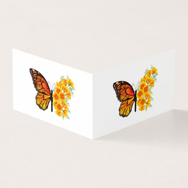Flower Butterfly with Yellow California Poppy (Outside)