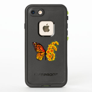 Flower Butterfly with Yellow California Poppy