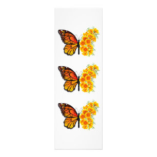 Flower Butterfly with Yellow California Poppy Photo Print