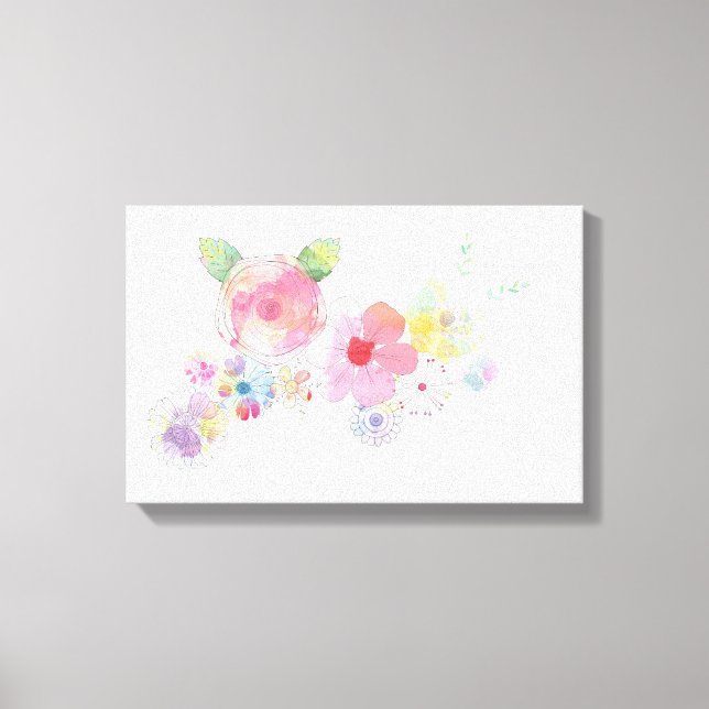 Flower Canvas Print (Front)