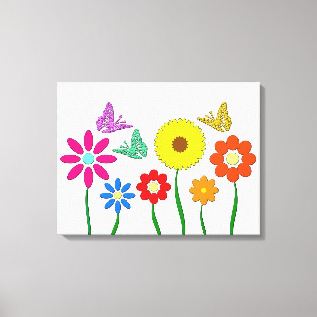 flower canvas print (Front)