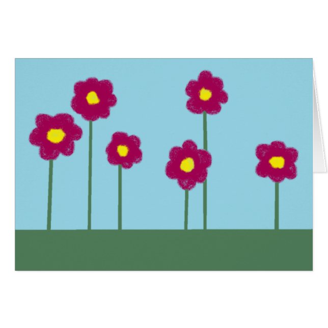 Flower card (Front Horizontal)