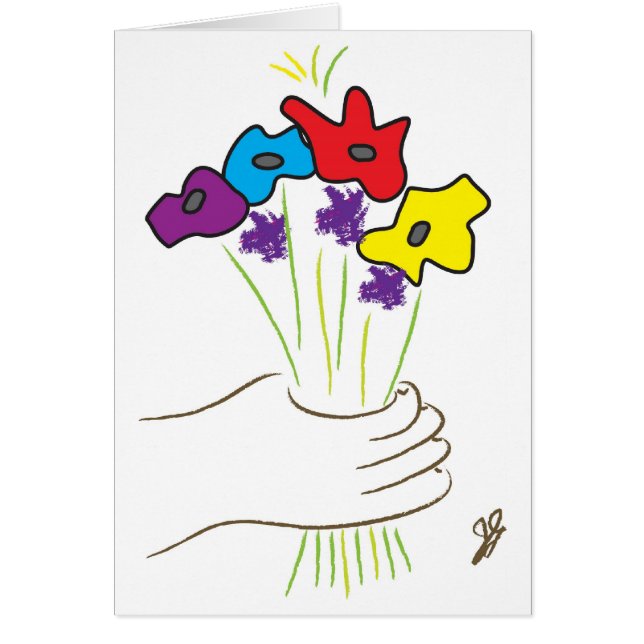 flower card (Front)
