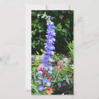 flower card blank