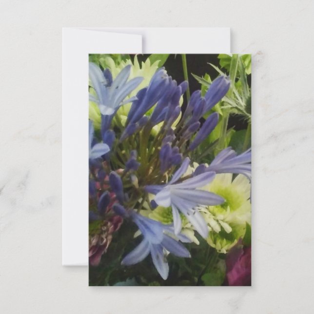 FLOWER CARDS BLANK THANK YOU NOTES (Front)
