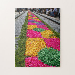Flower carpet jigsaw puzzle