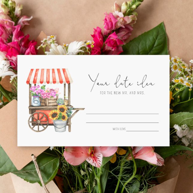 Flower cart - Date night ideas \ Date jar Enclosure Card (Creator Uploaded)