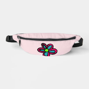 Flower Cartoon Statuette Fanny Pack