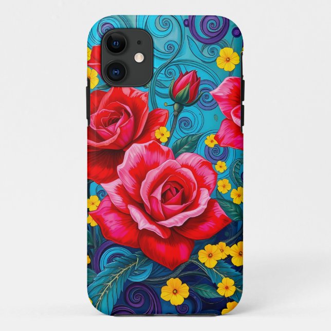 Flower Case-Mate iPhone Case (Back)