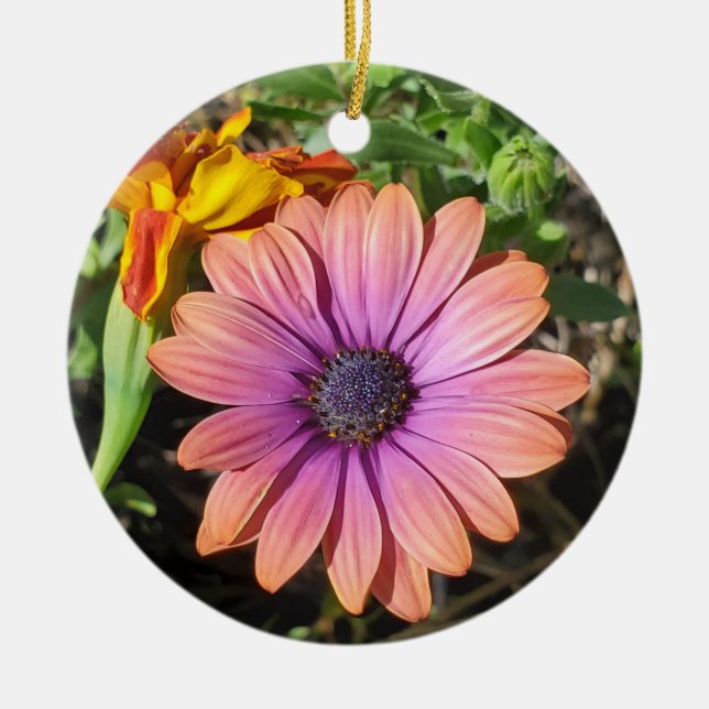 Flower Ceramic Ornament (Front)