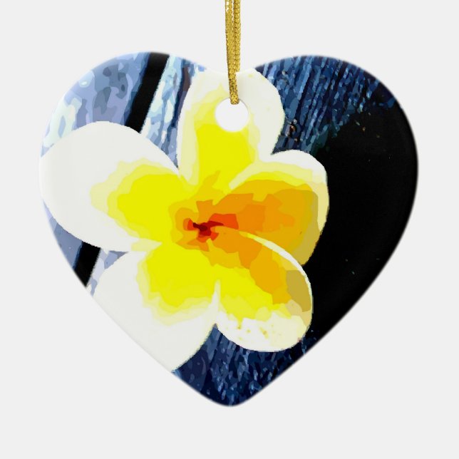 Flower Ceramic Ornament (Front)