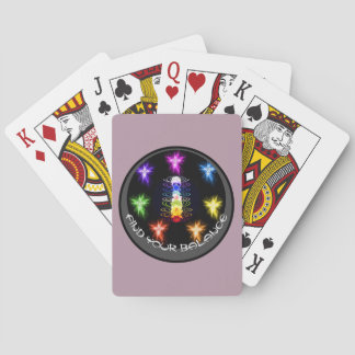 Flower Chakras Playing Cards