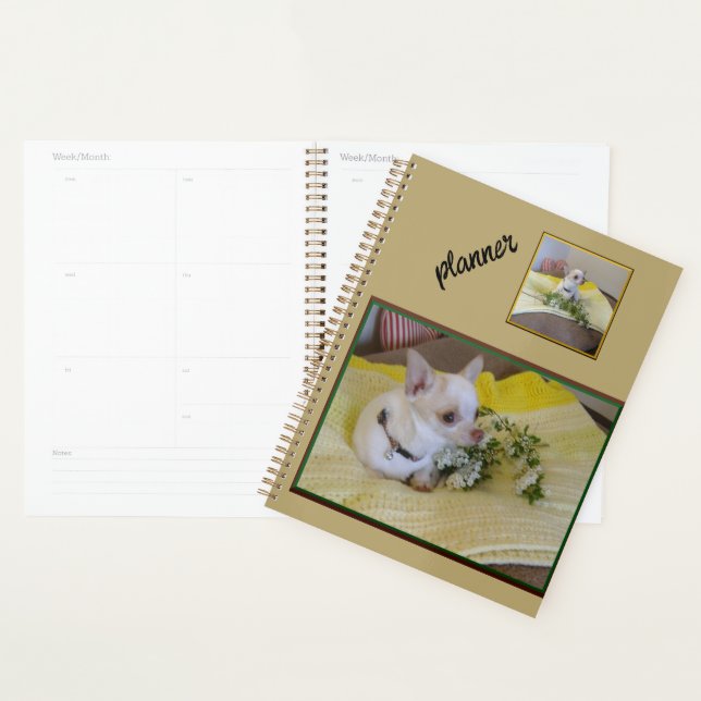 Flower Chihuahua Planner (Display)