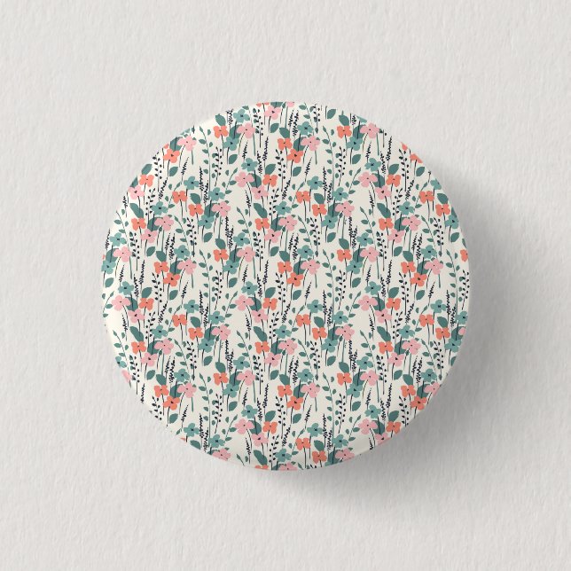 Flower Child 1 Inch Round Button (Front)
