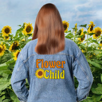 Flower Child Cute Hippie Sunflower