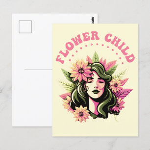 Flower Child Postcard
