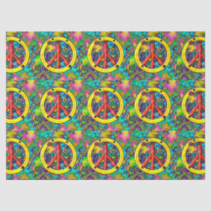 Flower Child Psychedelic Mixed Media Tissue Paper