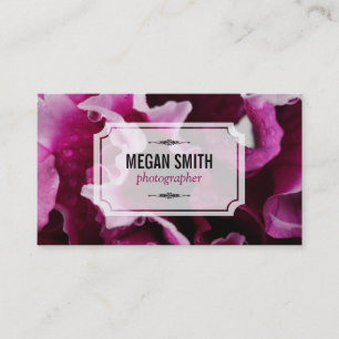 Flower   Close up Business Card