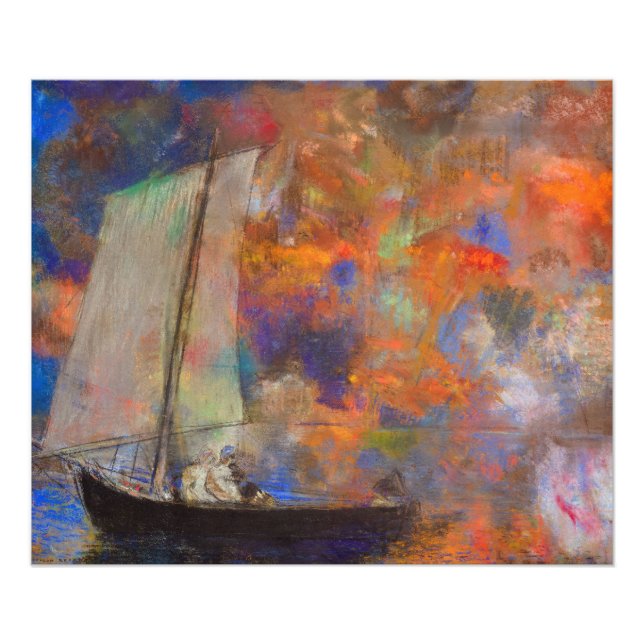 Flower Clouds by Odilon Redon Photo Print (Front)