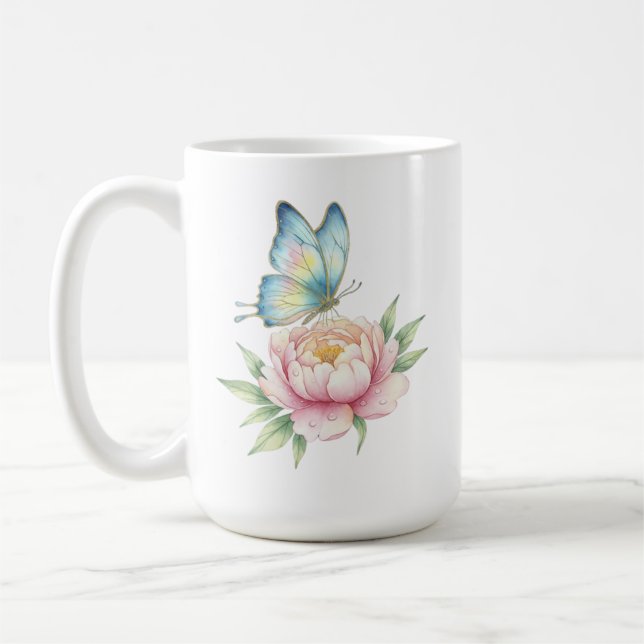 Flower Coffee Mug (Left)