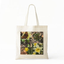 FLOWER COLLAGE TOTE BAG