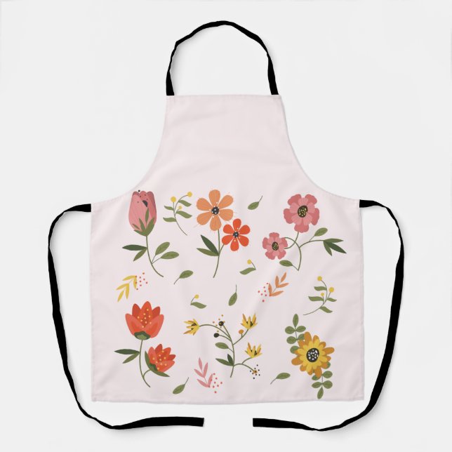 flower collection  apron (Front)