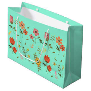 flower collection large gift bag