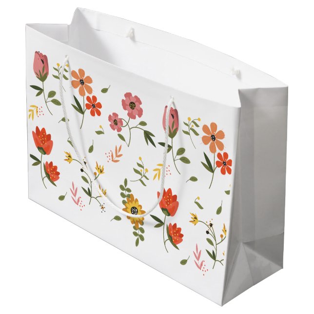 flower collection  large gift bag (Back Angled)