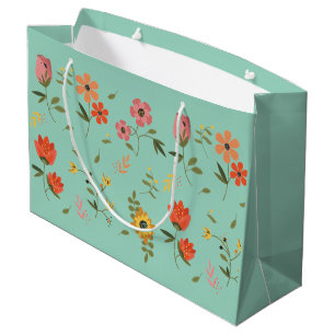 flower collection large gift bag