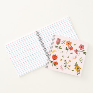flower collection notebook