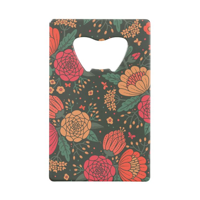 flower credit card bottle opener (Front)