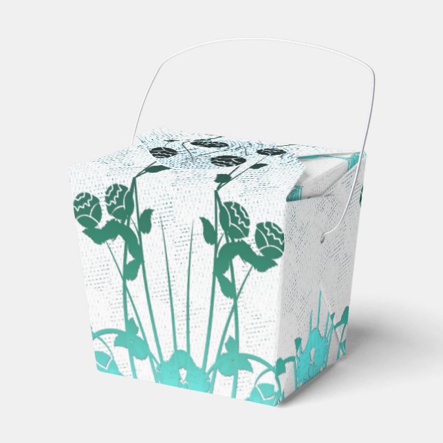 Flower Cross Favor Box (Front Side)