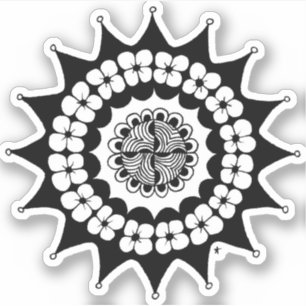 Flower Crown Zen Mandala