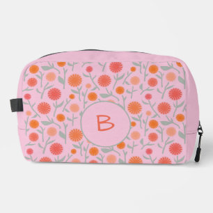 Flower Dandelion Monogram Personalized Dopp Kit