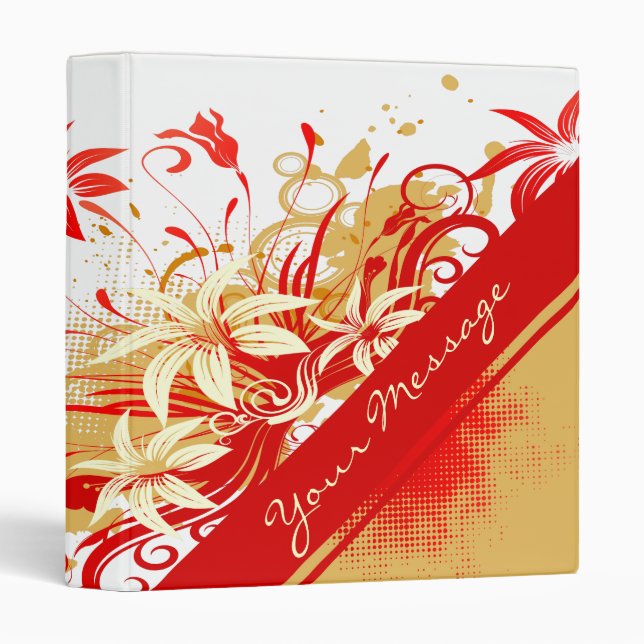 Flower Decor 69 Binder Options (Front/Spine)