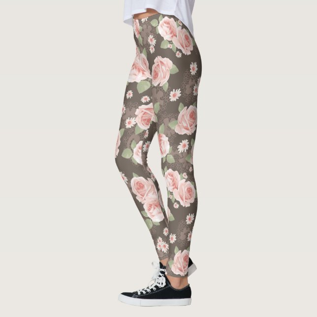 Flower Decor 80 Leggings (Left)