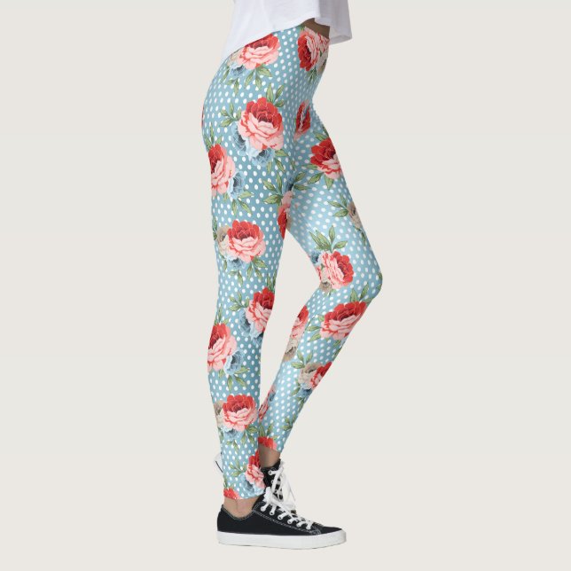 Flower Decor 82 Leggings (Right)