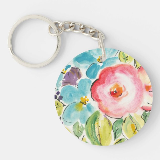 Flower Delight II Keychain (Front)