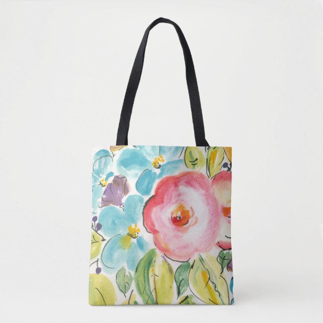 Flower Delight II Tote Bag (Front)