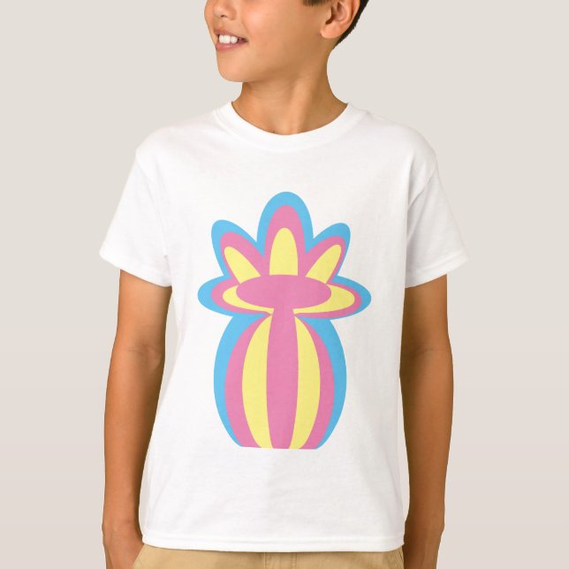 Flower Design Art T-Shirt (Front)