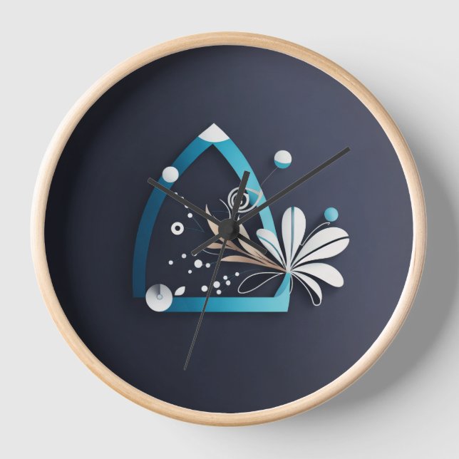 Flower design  clock (Front)
