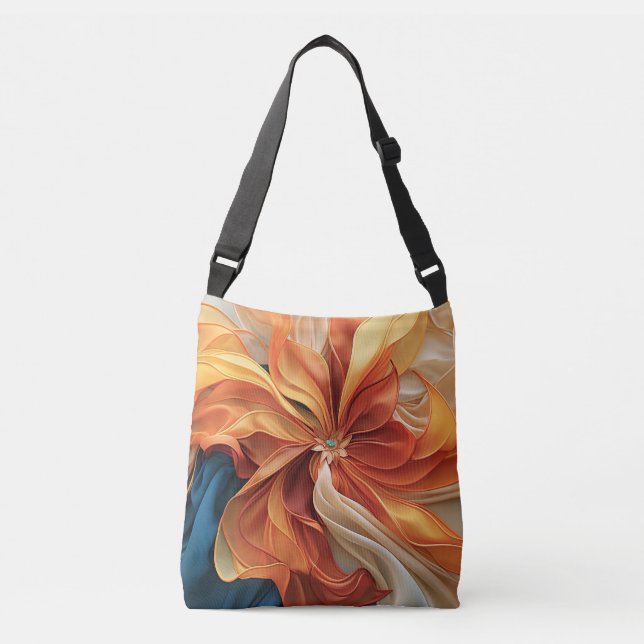 Flower design crossbody bag (Front)