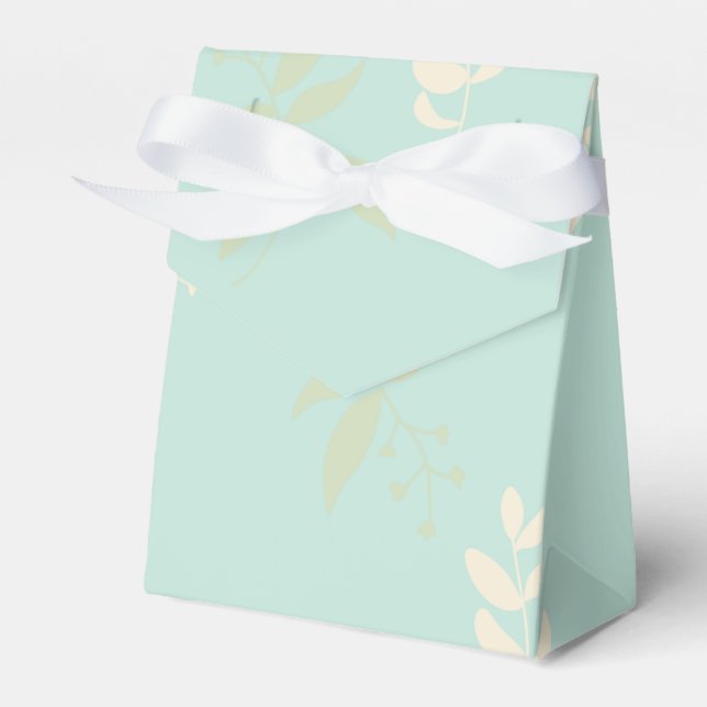 Flower design gift box. favor box (Front Side)