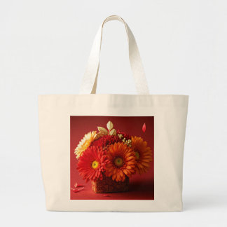 Flower design hand bag