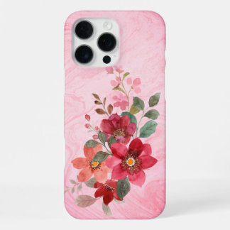Flower Design iPhone 16 Pro Max Case 